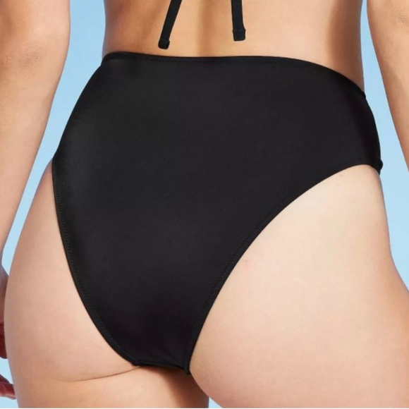 Shade & Shore High Waist Extra Cheeky Bikini Bottoms  NWT - Picture 2 of 5